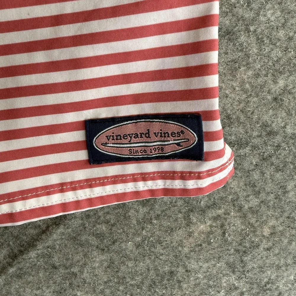 Vineyard Vines Shorts Youth Large USA Stars Stripes‎ Patriotic Swim Trunks Lined